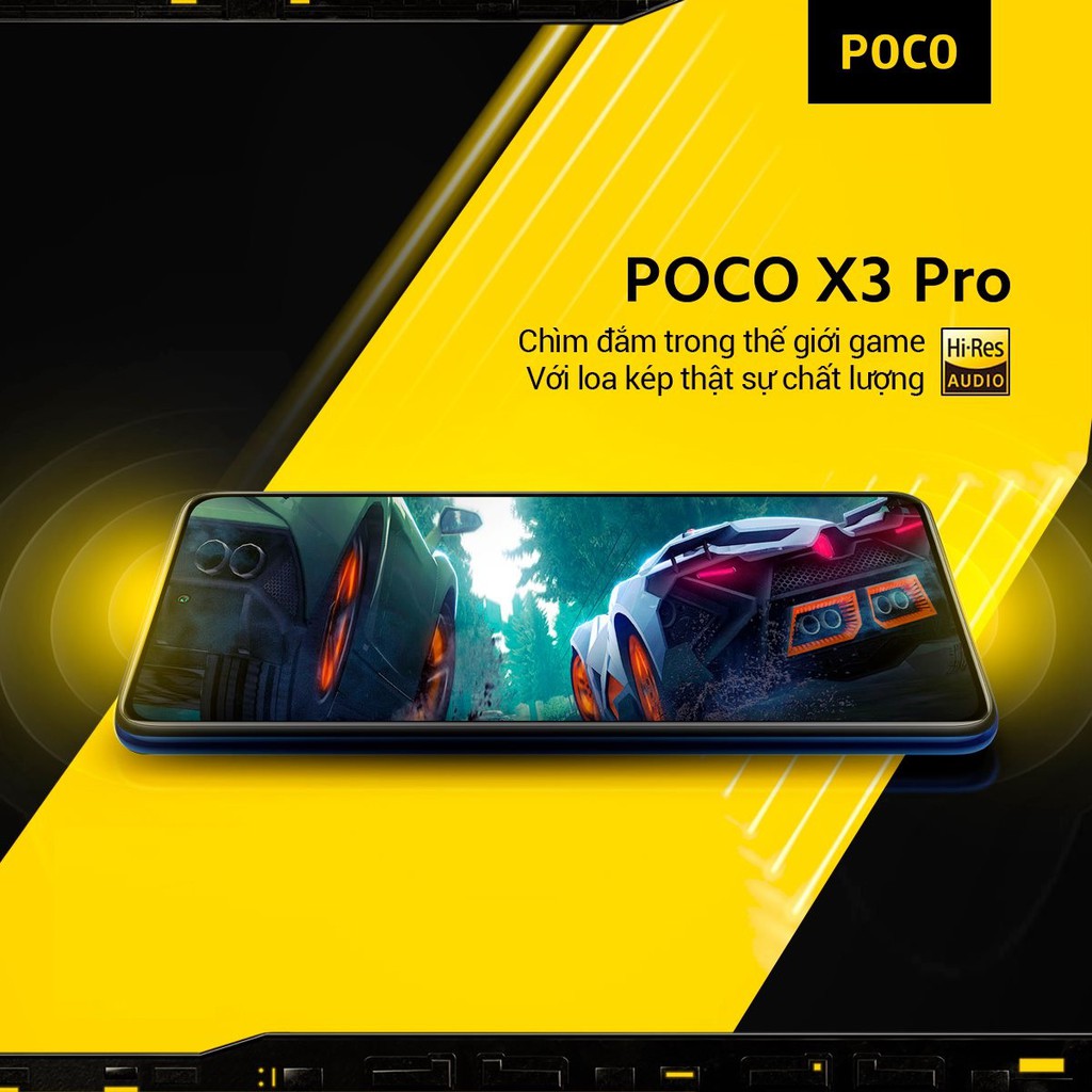 Điện Thoại POCO X3 Pro 8GB/256GB pin 5160 mAh Android 11 - Bảo hành 18 tháng - Hàng chính hãng