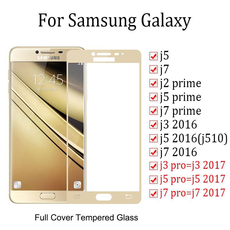 Kính cường lực bảo vệ màn hình điện thoại cho Samsung Galaxy J2 Prime Pro J5 J3 J7 2017 2016 j8 2018