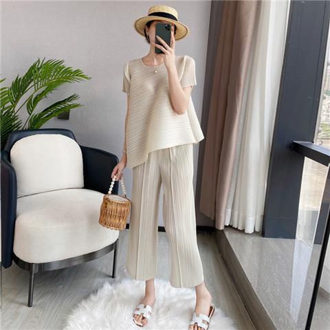 Bộ Áo + Quần Ống Rộng Thời Trang Mùa Hè 2022 Cho Nữ