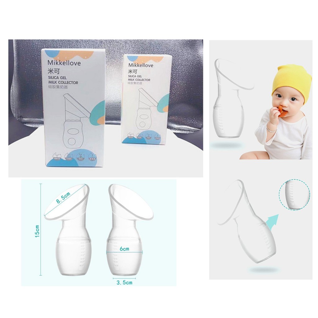 Cốc Hứng Sữa - Hút Sữa Rảnh Tay Silicon - Rất Thích Hợp Với Mẹ Nhiều Sữa - Mẹ Mới Sinh Sữa Chảy Nhiều