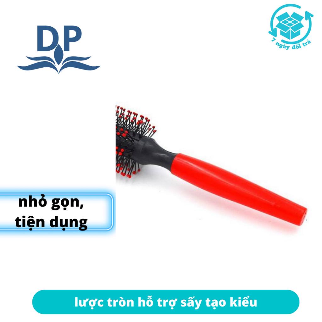 Lược tròn chải tóc xoăn-tạo phồng hỗ trợ sấy tạo kiểu cực dễ dàng