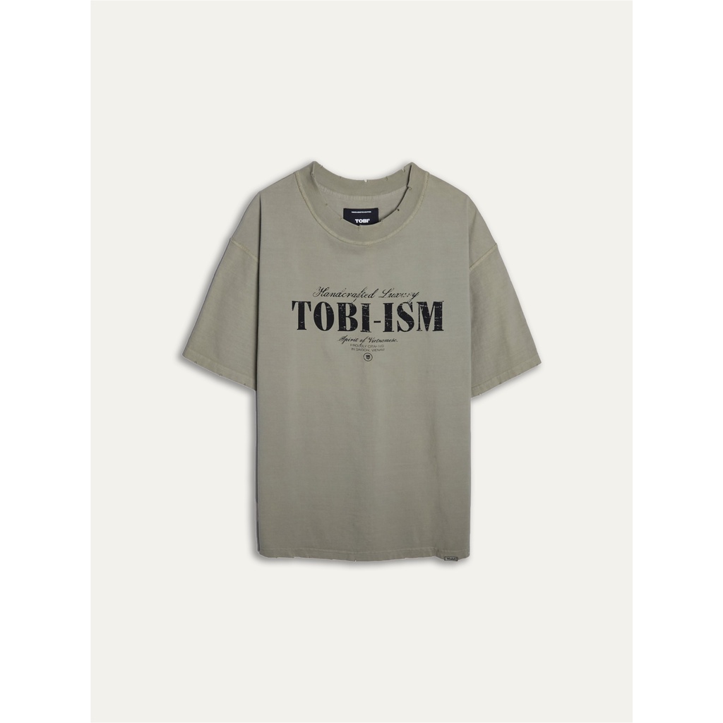 Áo thun tay lỡ TOBI-ism vải Cotton | BigBuy360 - bigbuy360.vn