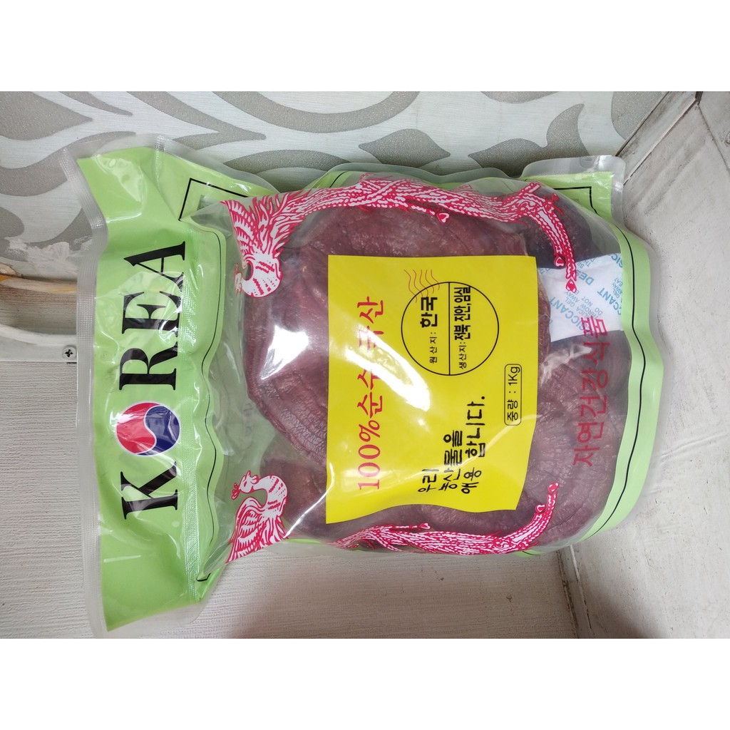 Nấm Linh Chi Đỏ Kana Hàn Quốc túi 1kg chính hãng - Hàng Chính Hãng