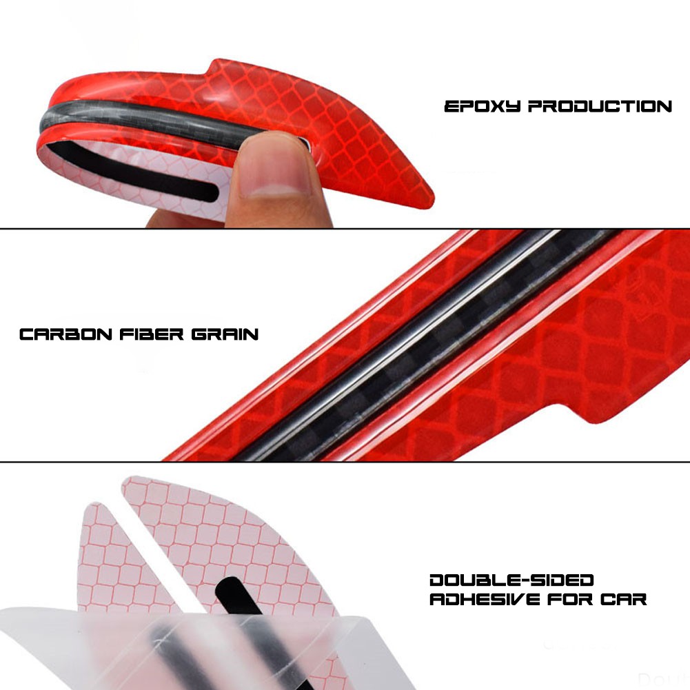 2 Miếng Dán Phát Quang Cho Gương Chiếu Hậu Xe Hơi