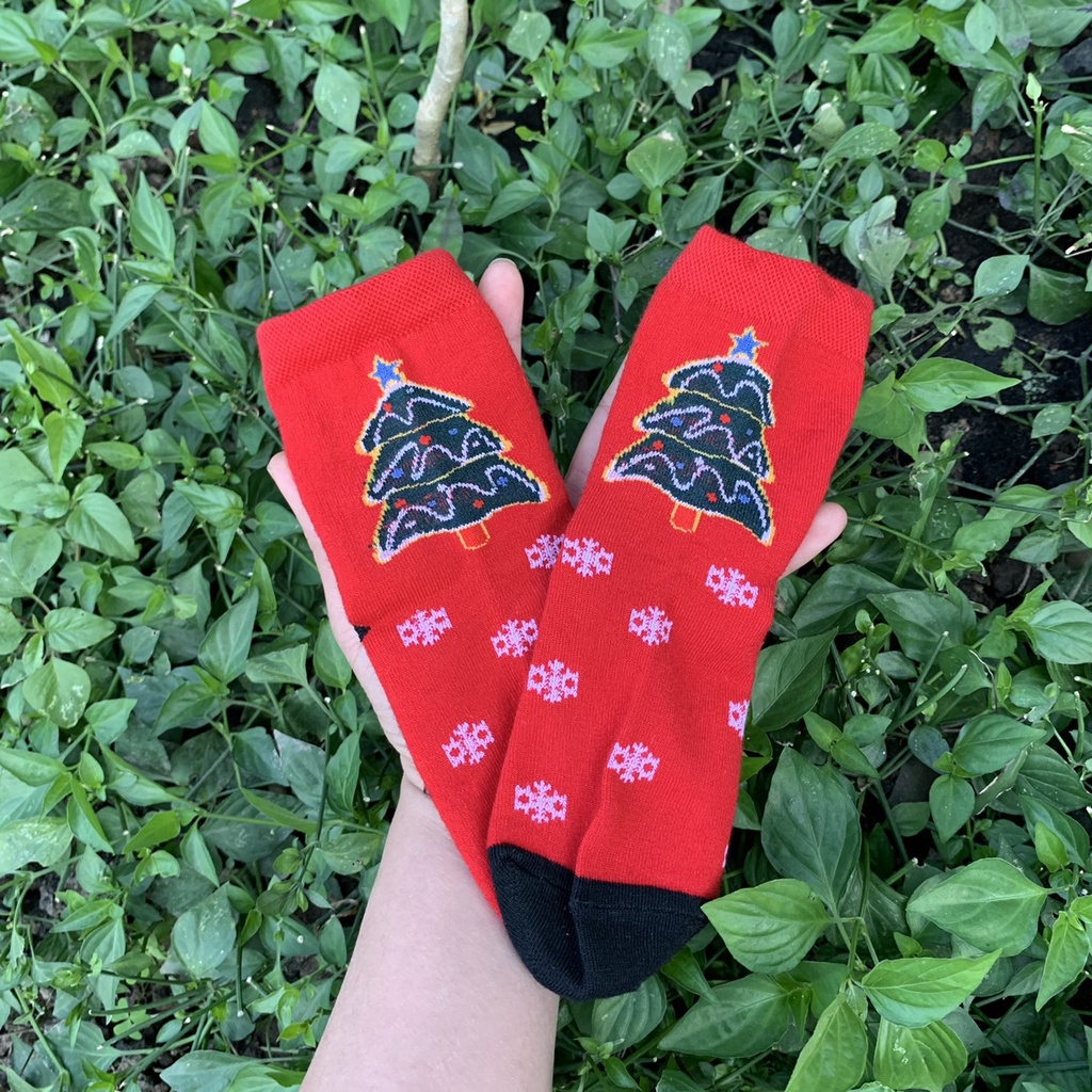 Tất noel cho bé 𝑭𝒓𝒆𝒆𝒔𝒉𝒊𝒑Tất noel cho bé vỉ 10 đôi đủ hình size 1-12 tuổi