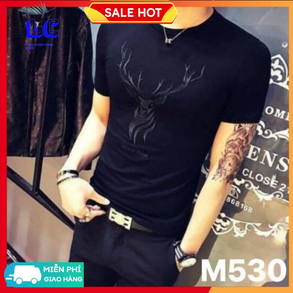 Áo Thun Nam Mùa Hè Mặc Cực Mát Size Từ M-Xl Có Đủ Màu Form Đẹp Phong Cách Thời Trang Nam LUCA