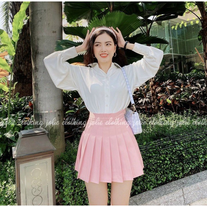 Chân váy TENNIS có quần trong chất vải tuyết mưa Cam Kết Hàng Y Hình Kèm Ảnh Thật Chính Chủ ( Size từ 40-53kg )