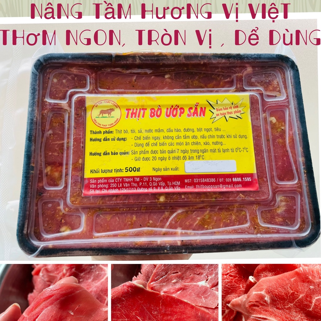 THỊT BÒ ƯỚP SẴN