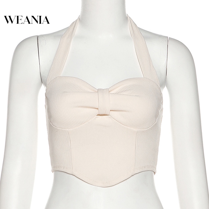 Áo Tank Top Hở Lưng Màu Trơn Thời Trang Cho Nữ