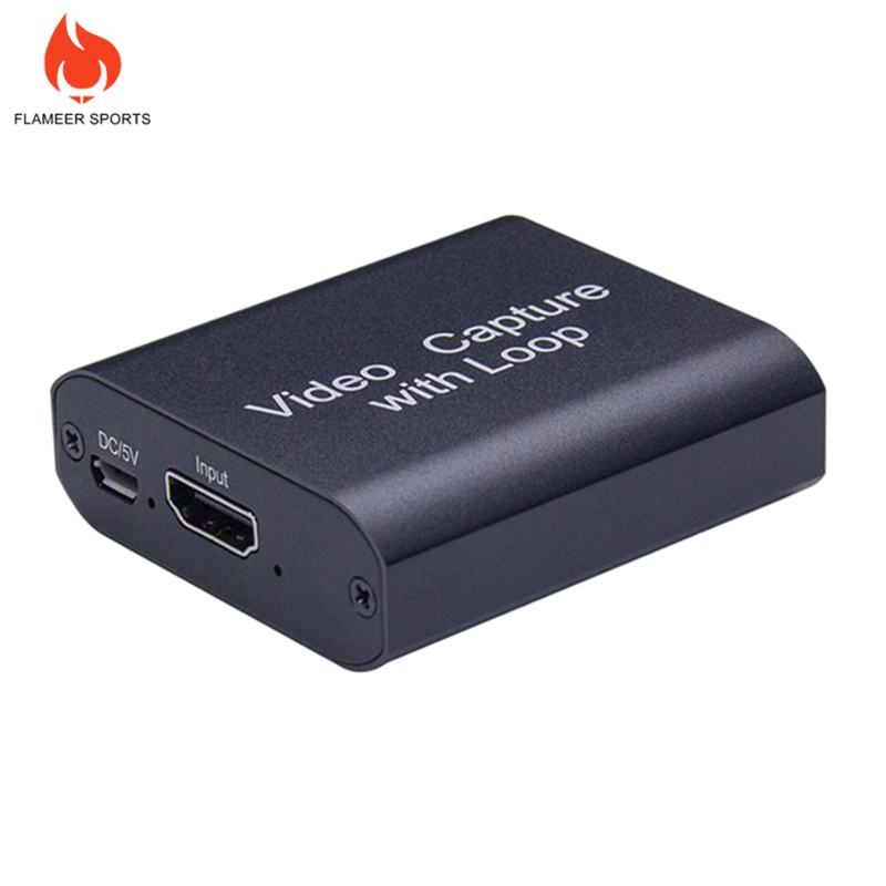 Flameer Sports USB 3.0 Portable HDMI Video Capture Card for High Definition Acquisition or