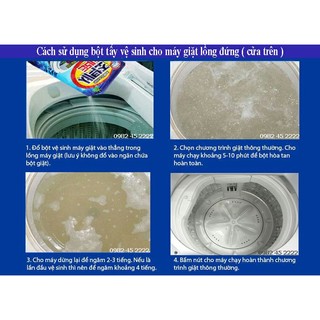Bột tẩy lồng máy giặt - bột vệ sinh lồng máy giặt hàn quốc gói 450g