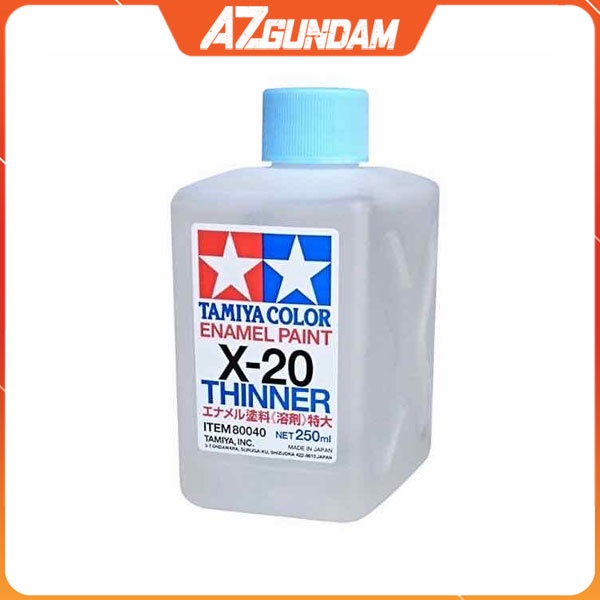 Dung dịch Pha Sơn Tamiya Enamel Thinner X-20 40ml 250ml Chính hãng Tamiya - Nhật Bản