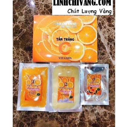 KEM TẮM TRẮNG CAM LINH CHI VÀNG