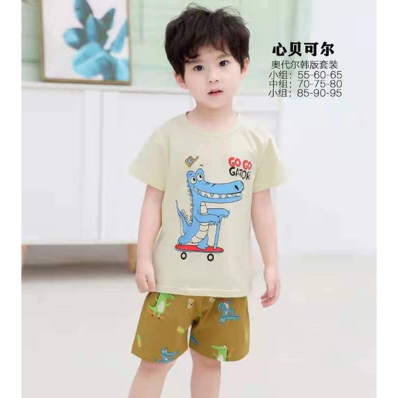 8-15kg BẢNG MÀU 3 Bộ cotton Quảng Châu xuất hàn cực xinh, đủ size nhí - trung - đại. Bé trai