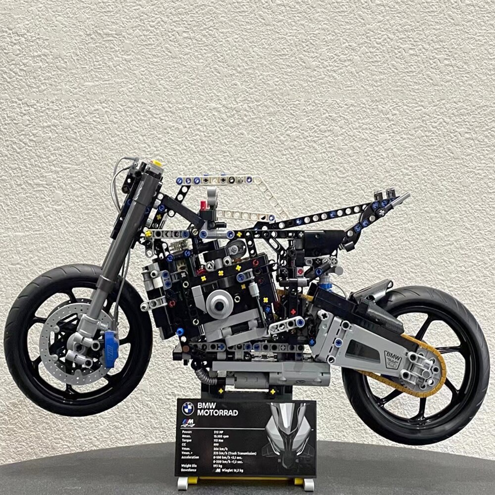 Đồ chơi giáo dục Lắp Ráp mô hình siêu xe technical 1920PCS  BMW M 1000 RR Motorcycle A2118