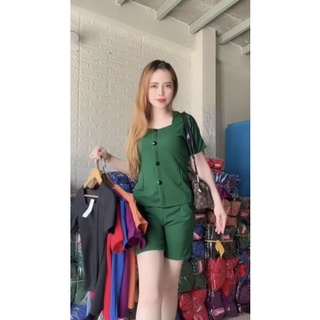 Đồ bộ đùi thun cát hàn size đến 70kg.chch21
