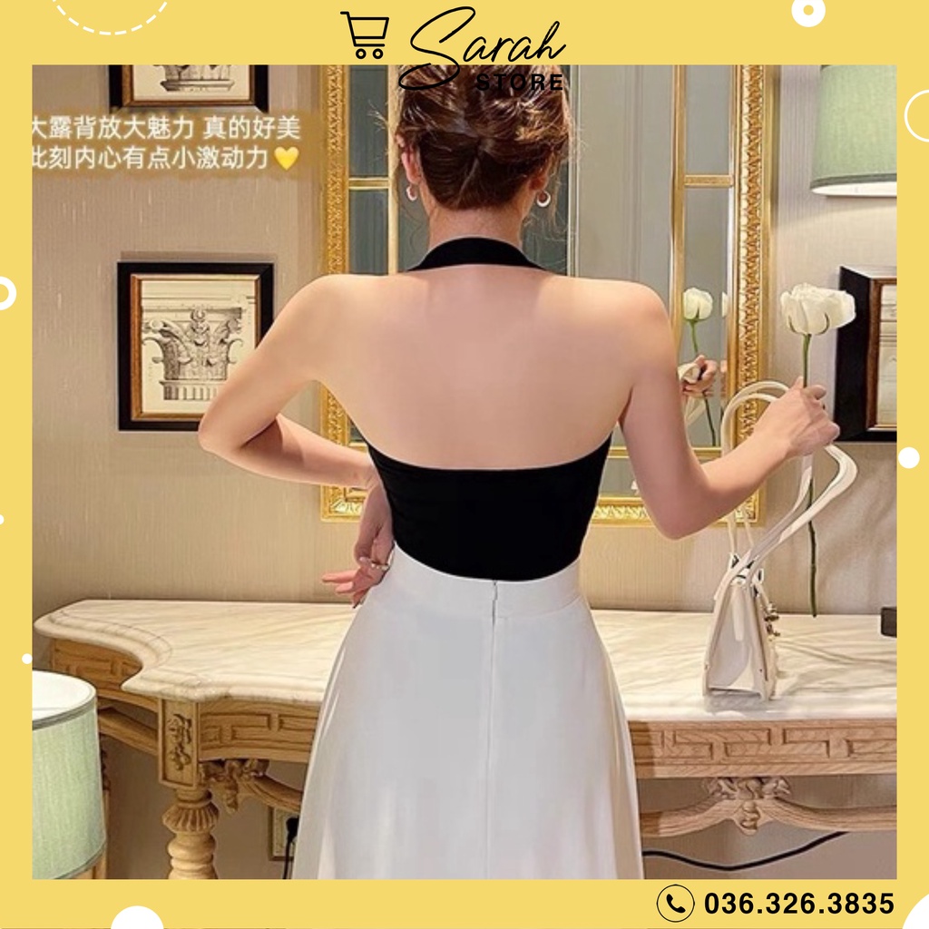 Áo Thun Nữ Cổ Yếm Sexy Có Mút Đệm Ngực Siêu Hot v101