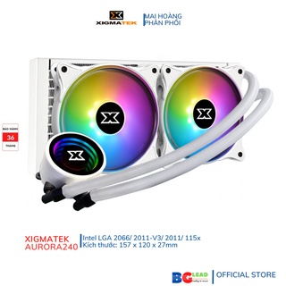 Tản nhiệt nước XIGMATEK AURORA 240 ARTIC (EN44337) - ARGB, ALL IN ONE WATERCOOLING