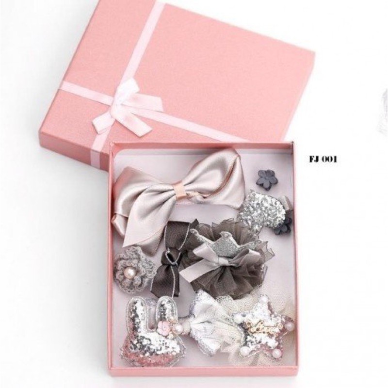 Set 10 Kẹp Tóc Xinh Xắn Cho Bé Gái
