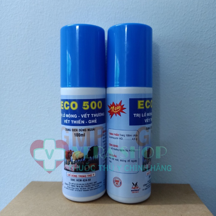 NAPHAVET ECO 500 100ML  - Lở móng, vết thương, vết thiến, ghẻ - Giá Sỉ Lẻ