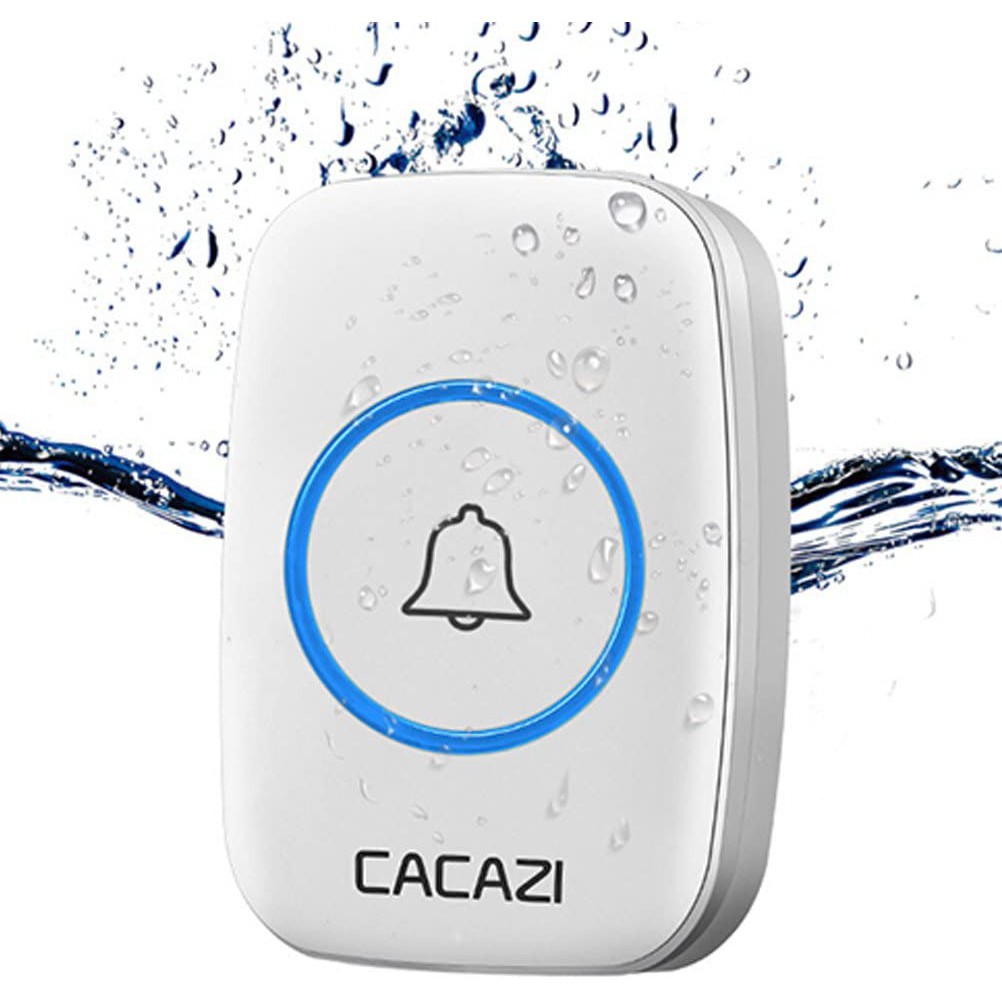 Chuông cửa không dây CACAZI M1 chống nước khoảng cách sử dụng trong 300M, bảo hành 6 tháng lỗi đổi mới