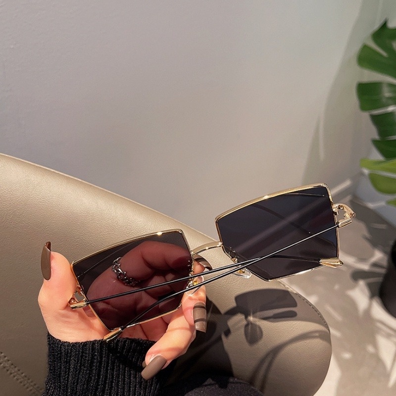 Kính Mát Gọng Vuông Lớn Chống Tia UV400 Thời Trang Dành Cho Nam Và Nữ