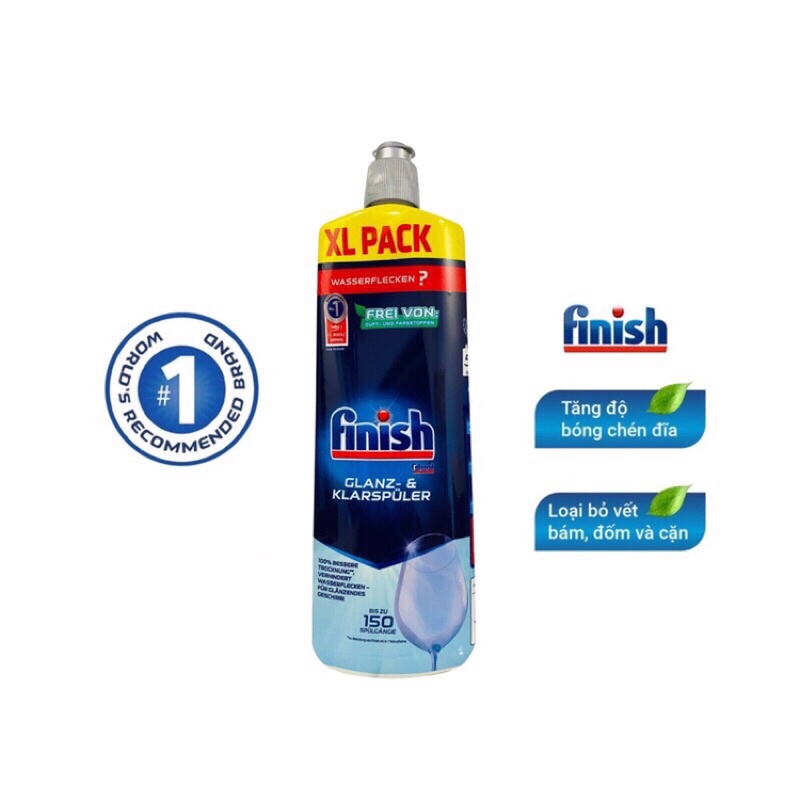 Nước bóng cho máy rửa bát Finish 750ml-800ml