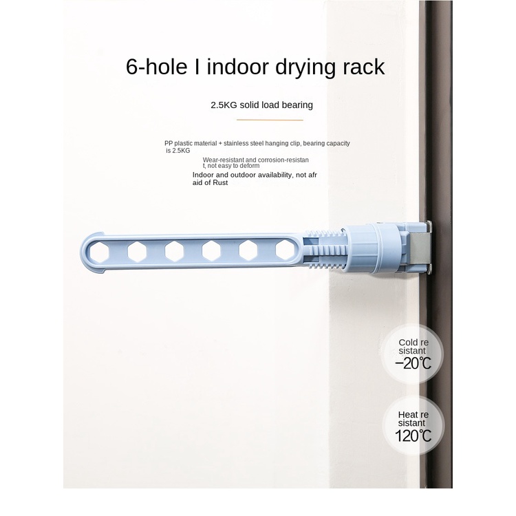 Giá Phơi Khô Quần Áo Gắn Cửa Sổ Tiện Dụng