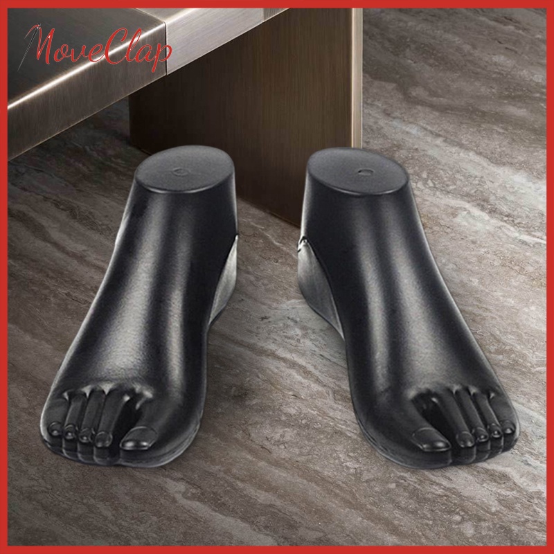 [In stock] 1 Pair Female Model Feet Mannequin Foot Thong Sandal Shoes Sock Display Holder