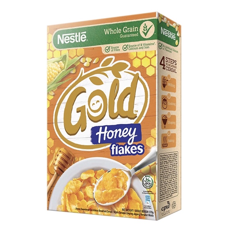 HỘP 370g Ngũ Cốc Ăn Sáng NESTLE GOLD HONEY FLAKES