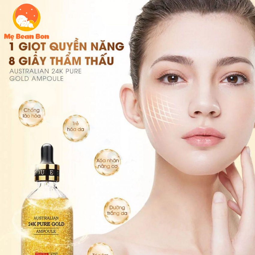 serum tinh chất vàng 24k Thera Lady Australian 24k Pure Gold Ampoule 100ml cho làn da trẻ đẹp sáng mịn giữ nét xuân
