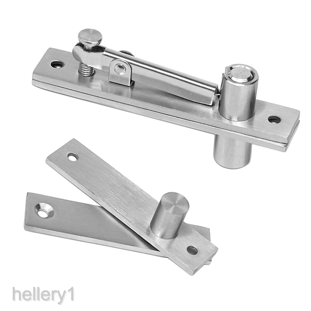 Bản Lề Cửa Gỗ Xoay 360 Độ Bằng Thép Không Gỉ Hellery1