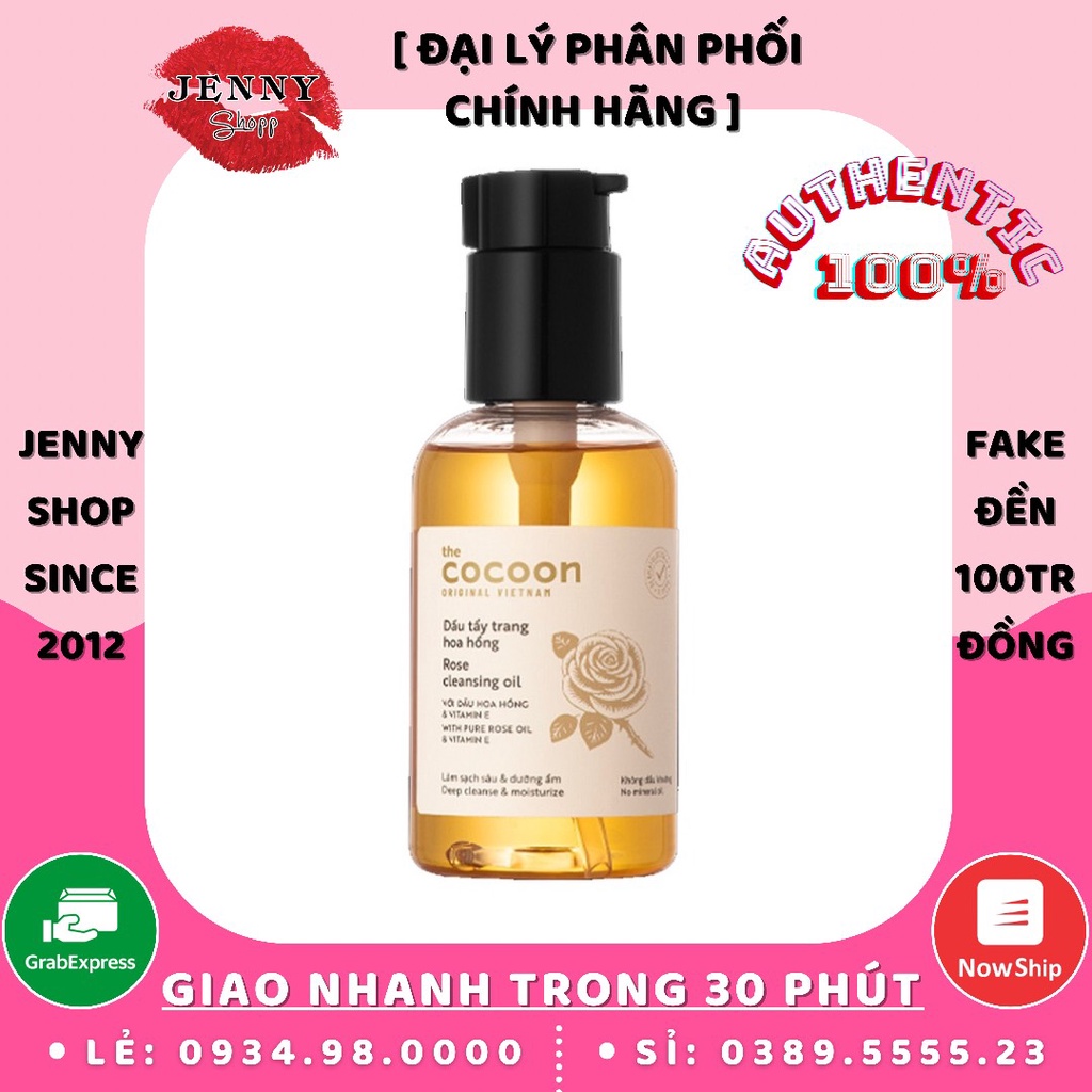 Dầu Tẩy Trang Hoa Hồng Cocoon Rose Cleansing Oil