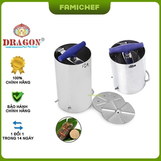 Bộ 2 khuôn làm giò chả inox dragon d040 - loại 0.5kg và 1kg