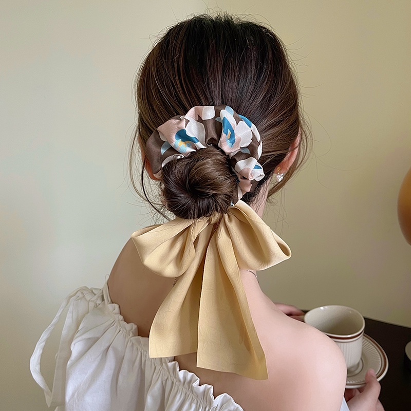 Dây Buộc Tóc Ruy Băng Hình Bướm Thời Trang Hàn Quốc Chất Lượng Cao Cho Nữ