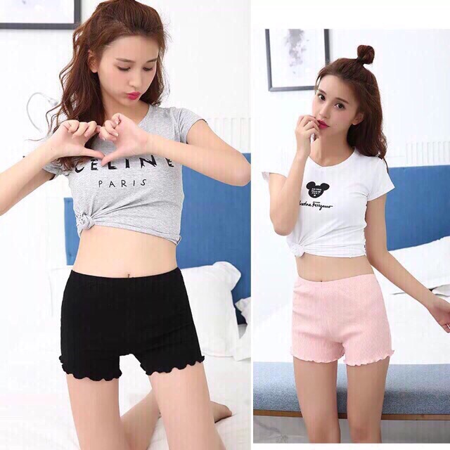 Quần Đùi Cotton Tăm Tre Kháng Khuẩn Mẫu Mới