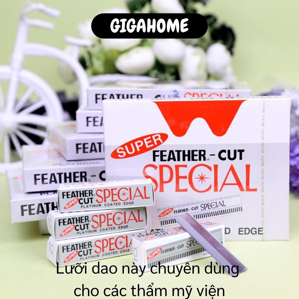 Lưỡi Dao Cạo GIGAHOME Dao Lam Tỉa Lông Mày Specal Chất Liệu Thép Không Gỉ, Bền 4523