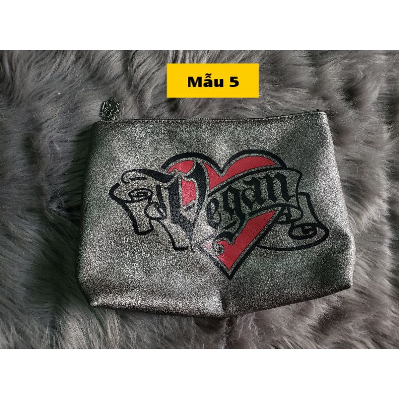 Túi đựng mỹ phẩm có dây kéo tiện lợi chính hãng từ nhiều thương hiệu size 25cm×15cm