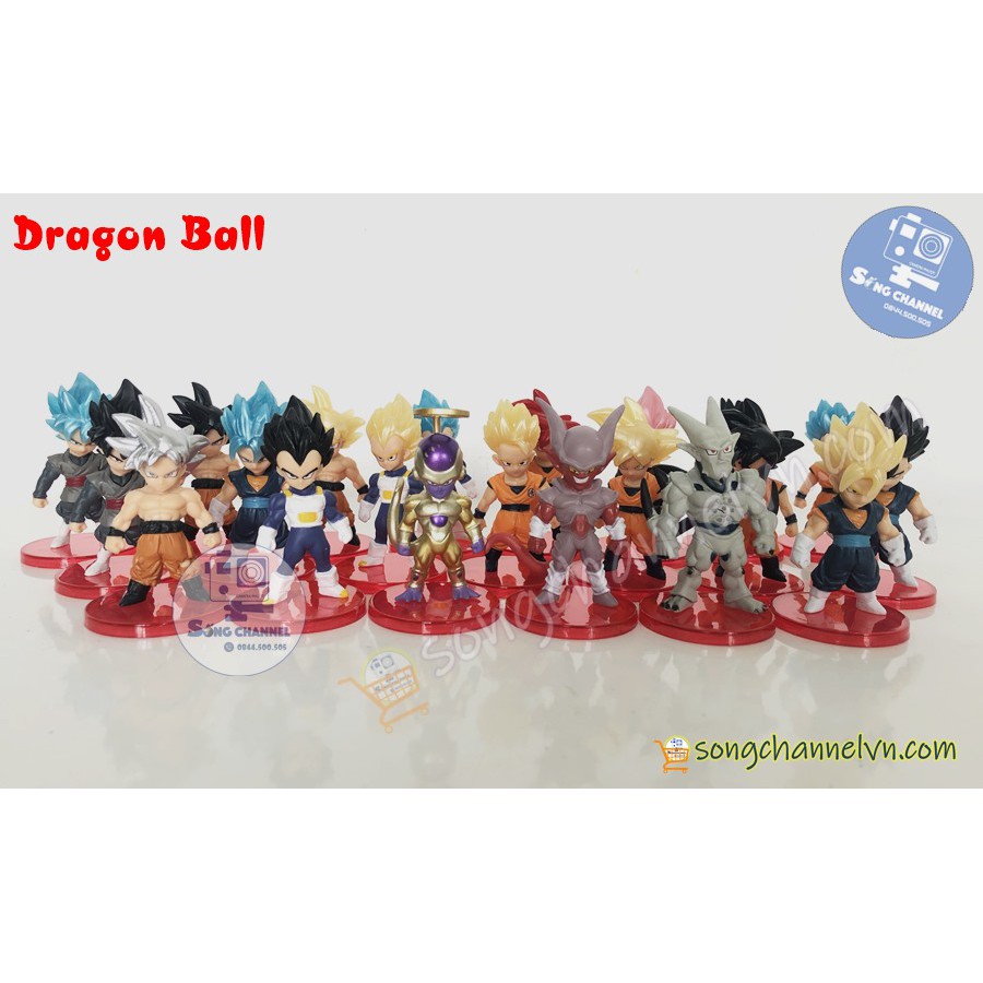 [HÌNH THẬT] Mô hình Dragon Ball - 21 Nhân Vật Cao 7cm [RẺ NHẤT]