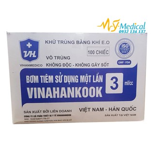 Bơm Tiêm 3ml/3cc 23Gx1 25Gx1