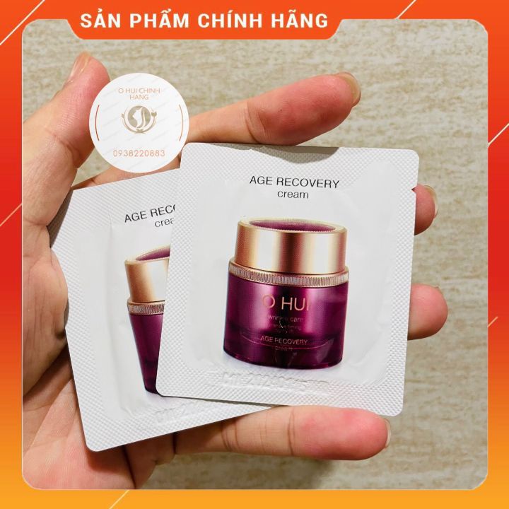 Gói kem dưỡng OHUI Age Recovery 1ml_chống lão hóa mờ nhăn sâu