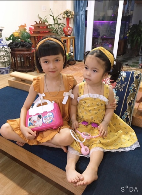 Đầm Công Chúa𝑭𝑹𝑬𝑬𝑺𝑯𝑰𝑷NHƯ Ý HOUSE'S - Váy Trẻ em Đầm Cho Bé Hàng Thiết Kế Cao Cấp VNXK Bé Từ 1 - 8 Tuổi