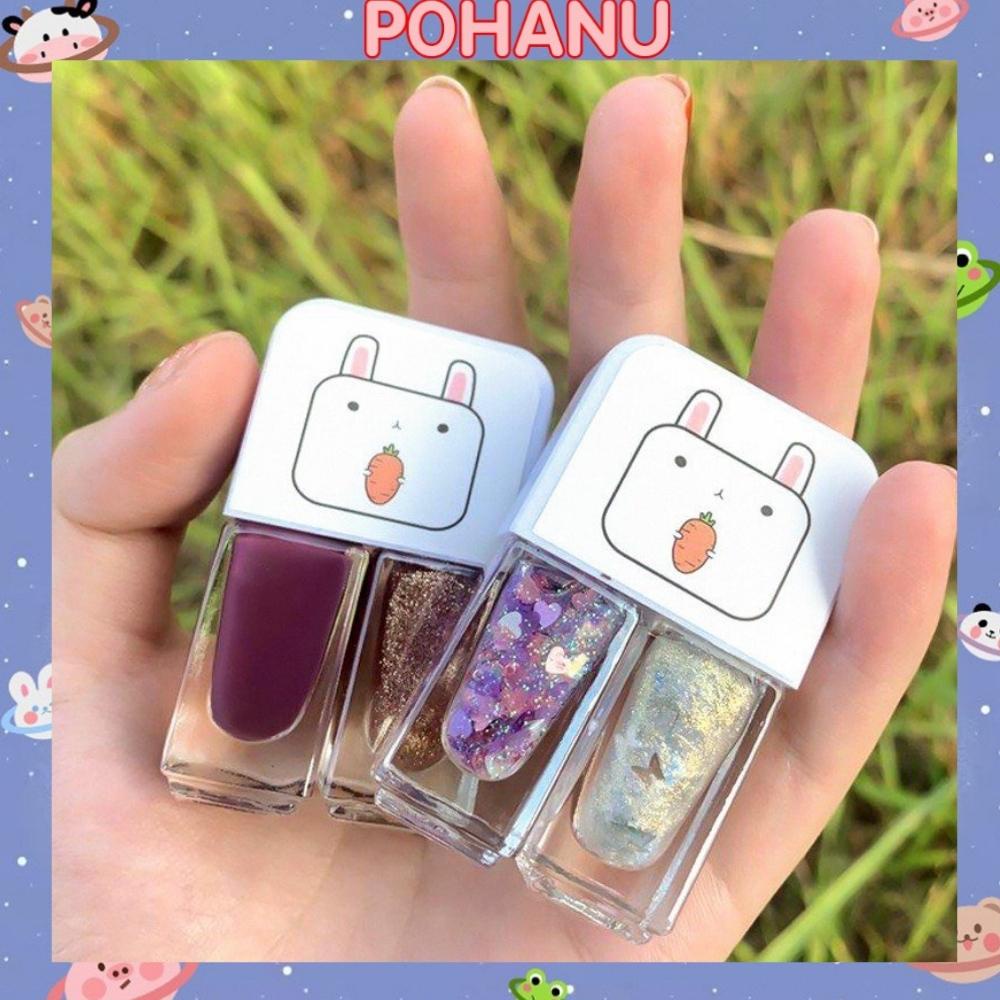 Set 2 sơn móng tay Pohanu sơn gel móng tay 2 in 1 hàn quốc nhiều màu SM15