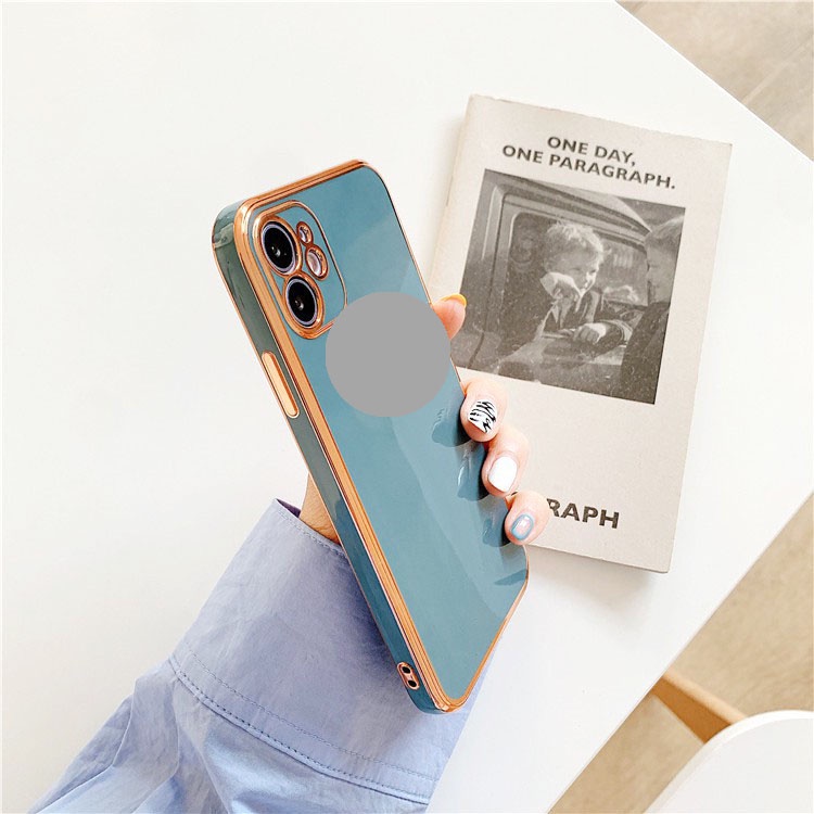 Ốp lưng iphone Logo Táo Mạ Vàng Từ Iphone 7 Đến 12 Promax-ZUMI STORE