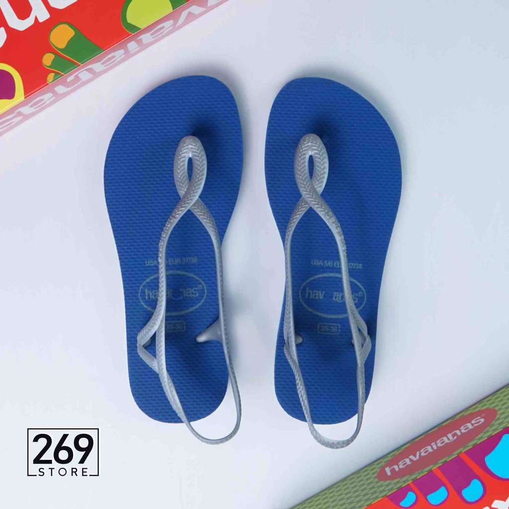 Giày Sandal havanas nữ hàng Thái, dép quai hậu nữ thời trang chất liệu cao su, chống trượt, êm chân, nhẹ