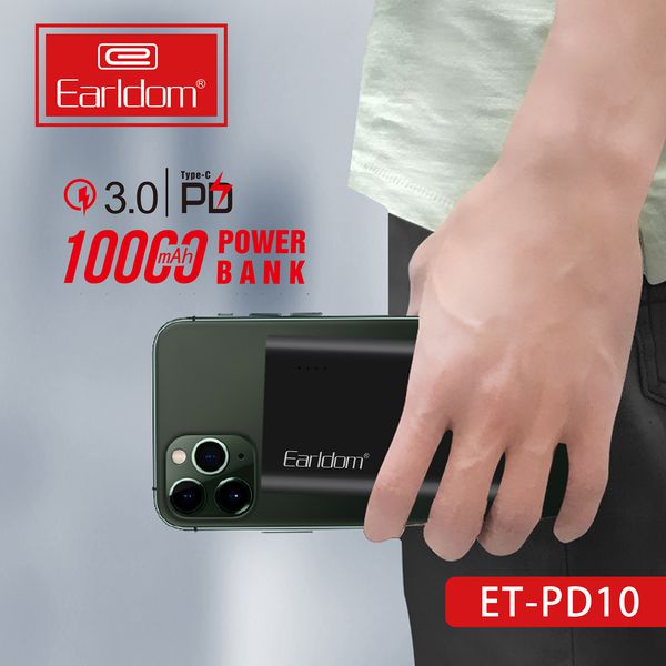 CHÍNH HÃNG EARLDOM Sạc dự phòng hỗ trợ sạc Nhanh Earldom 10.000 mAh PD – 10 | Phụ Kiện Thông Minh 247 VN