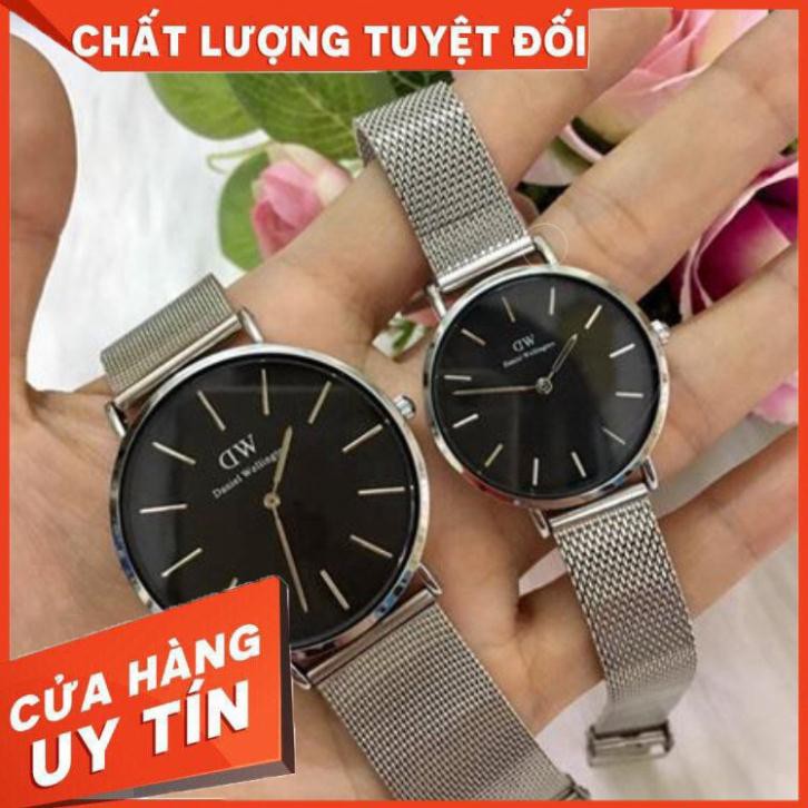 Đồng hồ DW dây lưới thép nam nữ trẻ trung sang trọng - Bảo hành 12 tháng