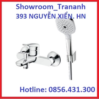 Bộ vòi sen tăm toto tbs04302v kết hợp bát sen mạ/ bát sen matxa cầm tay toto.