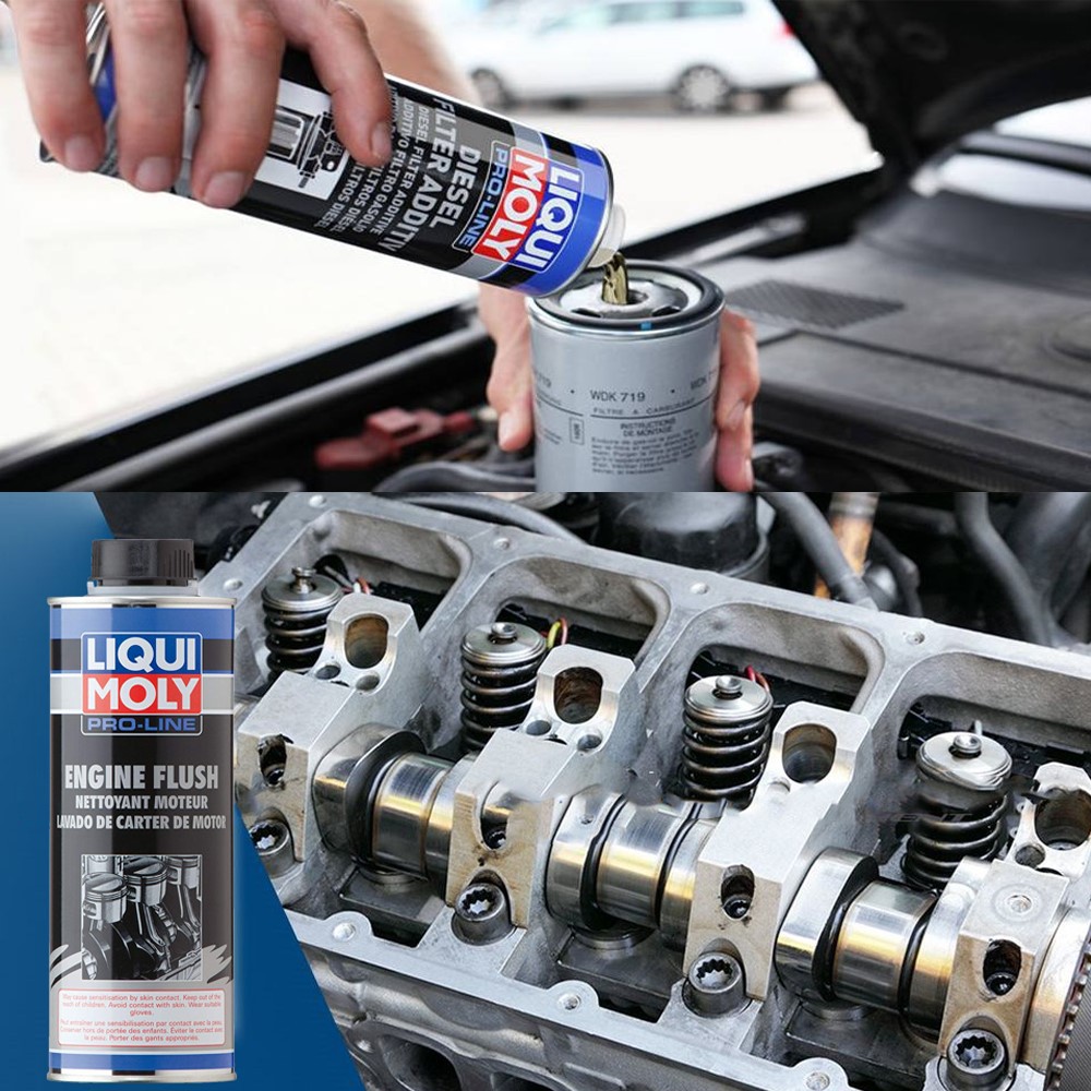 PHỤ GIA SÚC RỬA ĐỘNG CƠ CAO CẤP LIQUI MOLY PRO-LINE ENGINE FLUSH 2427 500ML