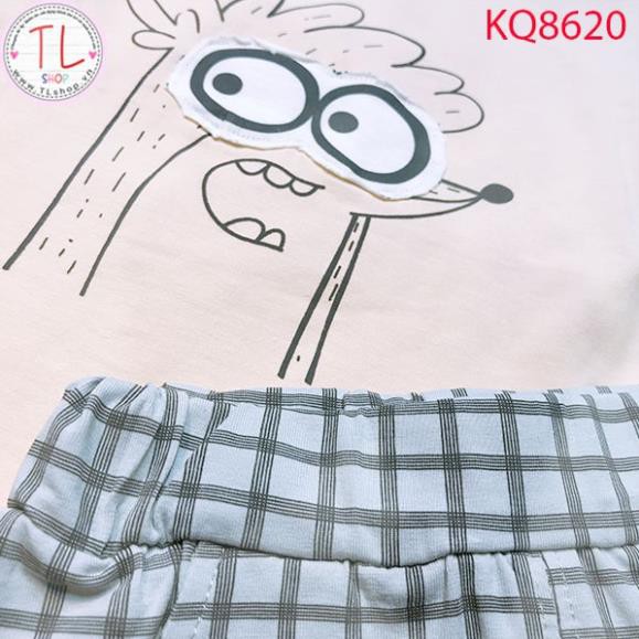 Quần áo trẻ em - Sét bộ chú rigby đáng yêu cho bé - Thời trang trẻ em - Bộ bé trai - Bộ bé gái